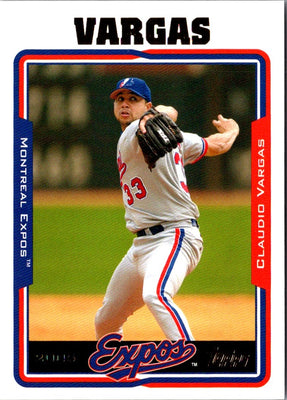 2005 Topps Claudio Vargas #166