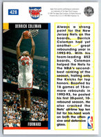 1995 Upper Deck Derrick Coleman #428