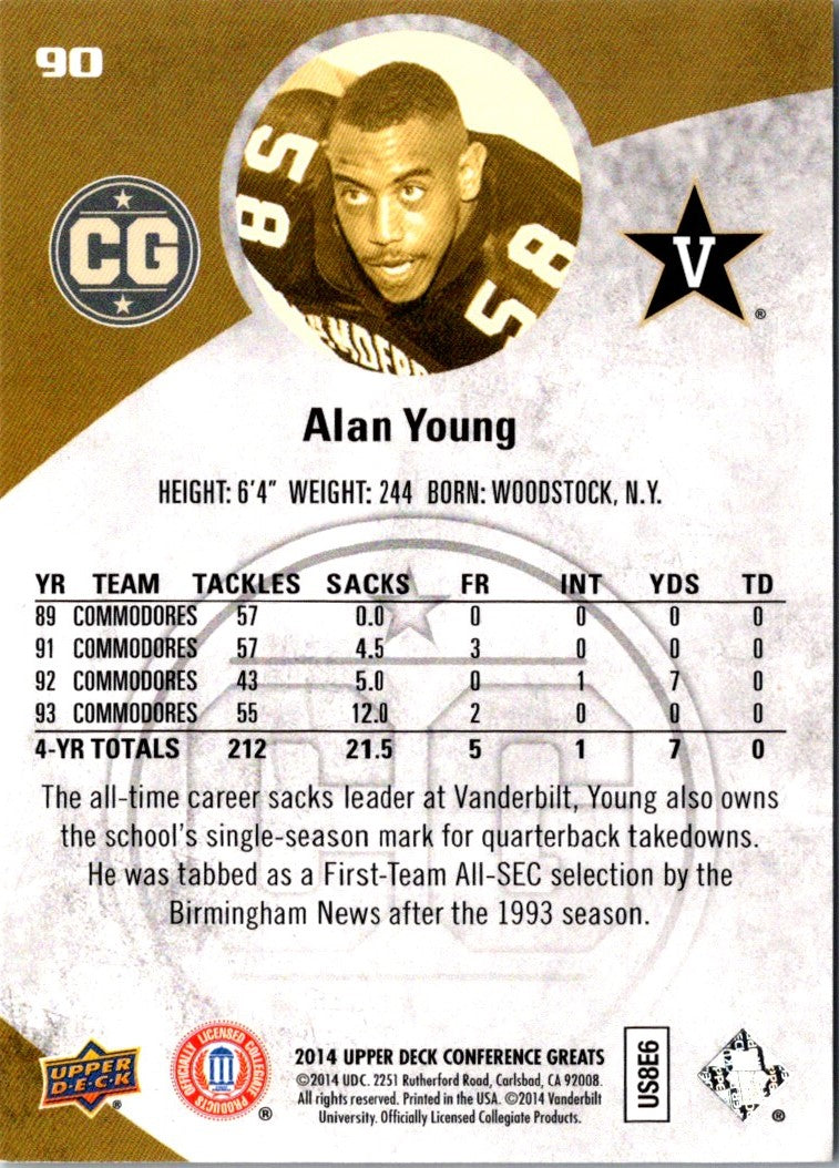 2014 Upper Deck Conference Greats Alan Young