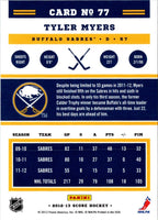 2012 Score Tyler Myers #77