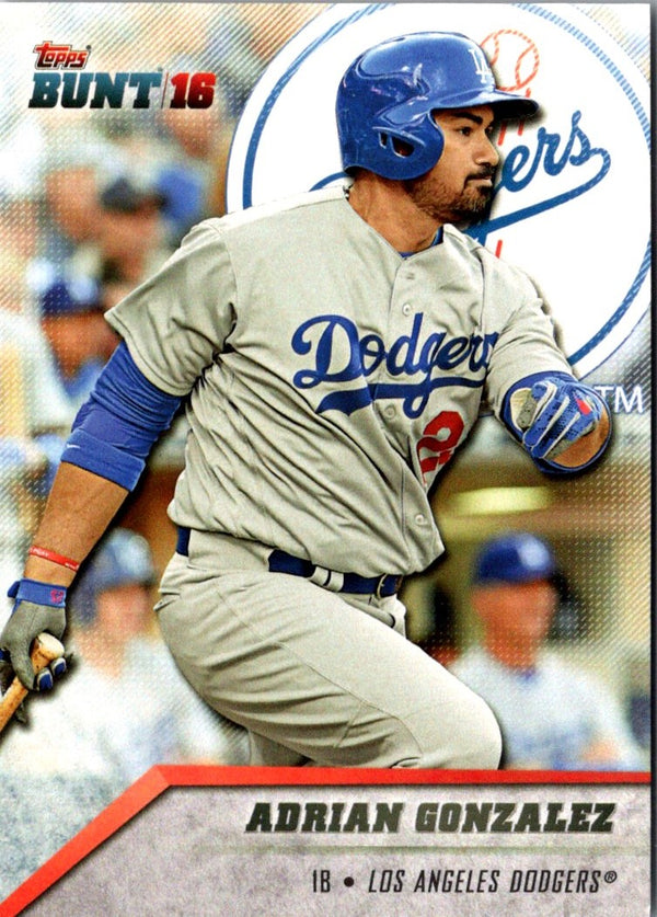 2016 Topps Bunt Adrian Gonzalez #92