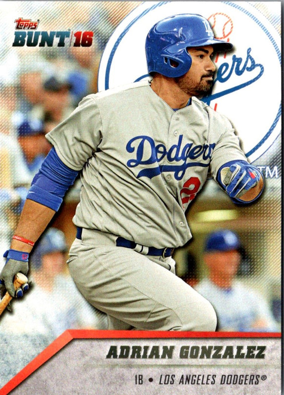 2016 Topps Bunt Adrian Gonzalez #92