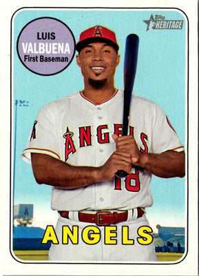 2018 Topps Heritage Luis Valbuena #597