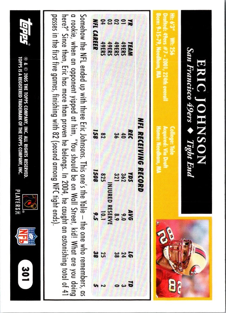2005 Topps Eric Johnson