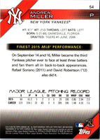 2016 Finest Andrew Miller #54