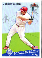 2002 Fleer Tradition Update Jeremy Giambi #U234