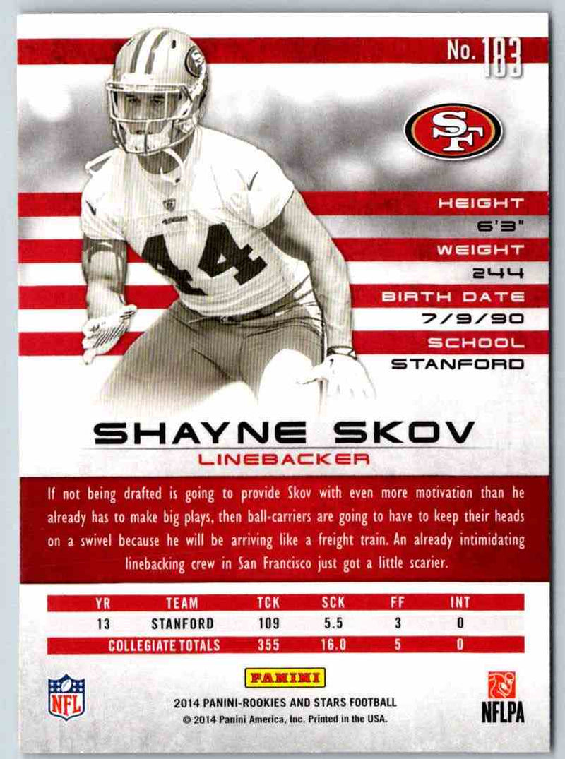 2014 Panini Rookies And Stars Shayne Skov