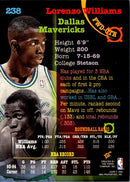 1994 Stadium Club Super Teams NBA Finals Lorenzo Williams