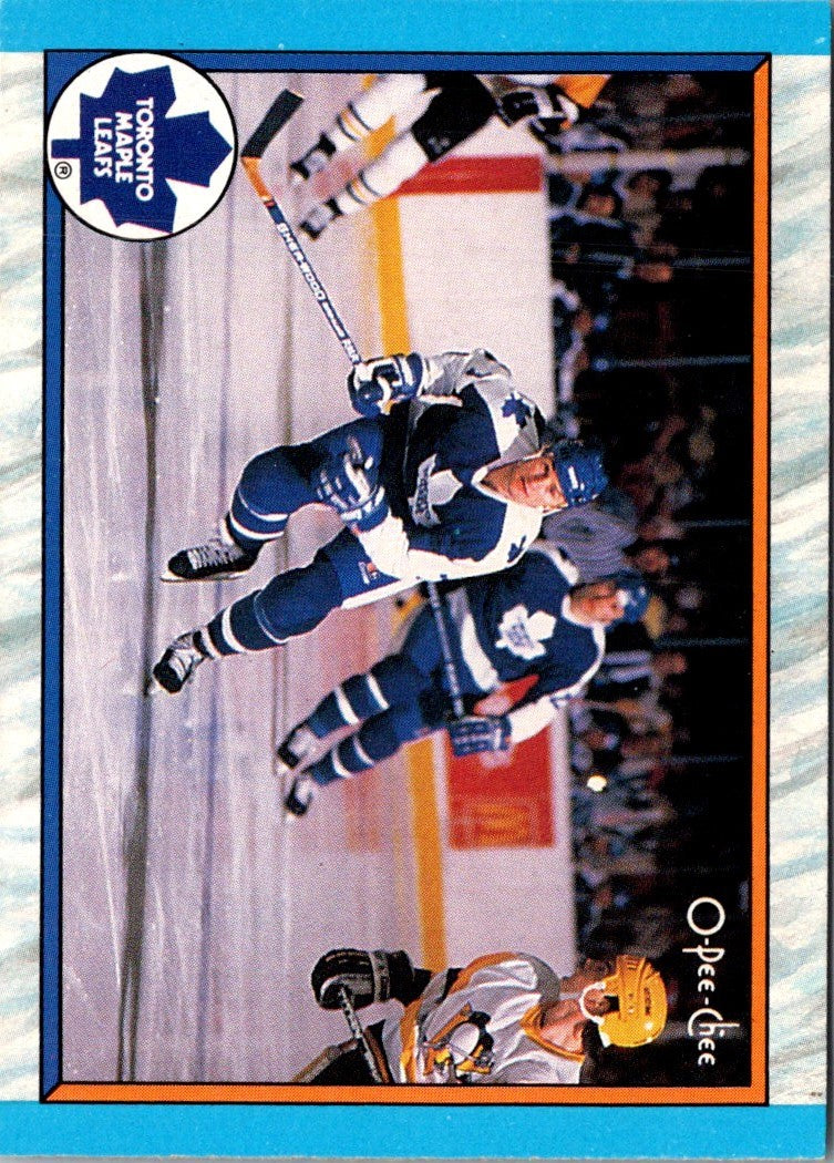 1989 Topps Sticker Inserts Toronto Maple Leafs