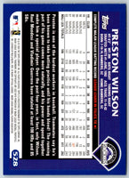 2003 Topps Preston Wilson #528