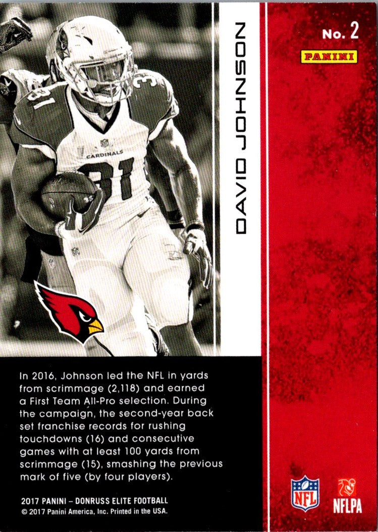 2017 Panini David Johnson