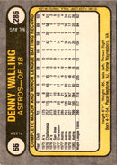 1981 Fleer Denny Walling