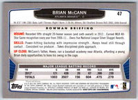 2014 Bowman Brian McCann #47