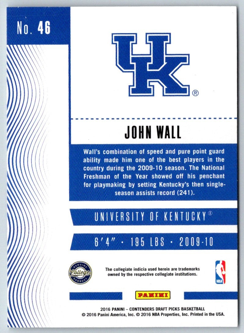 2015 Panini Absolute John Wall