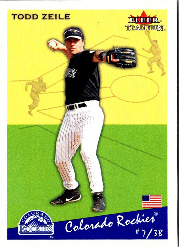 2002 Fleer Tradition Update Todd Zeile #U233