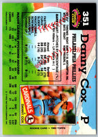 1992 Stadium Club Danny Cox #351