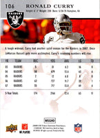 2008 Upper Deck First Edition Ronald Curry #106