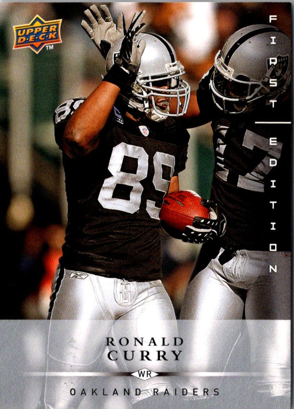 2008 Upper Deck First Edition Ronald Curry #106