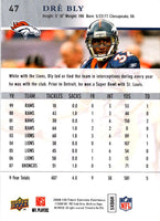 2008 Upper Deck First Edition Dre' Bly #47