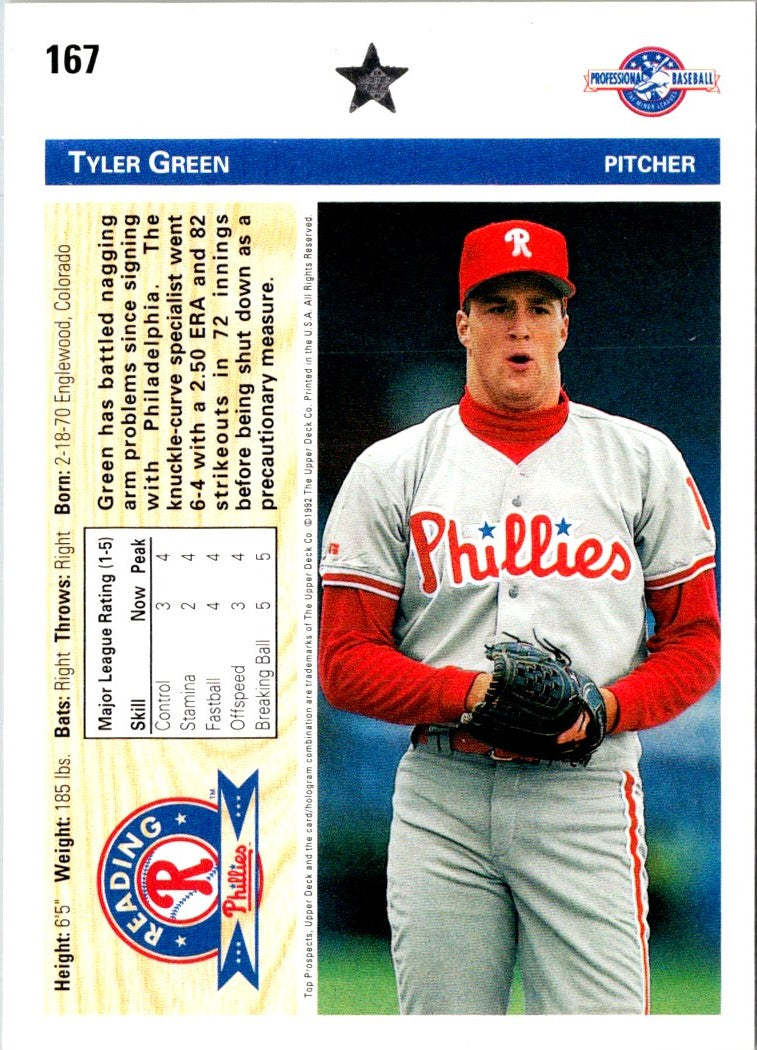 1992 Upper Deck Minors Tyler Green