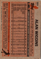 1983 Topps Alan Wiggins #251 Rookie