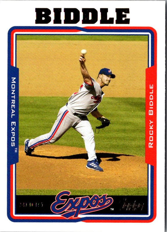 2005 Topps Rocky Biddle #191