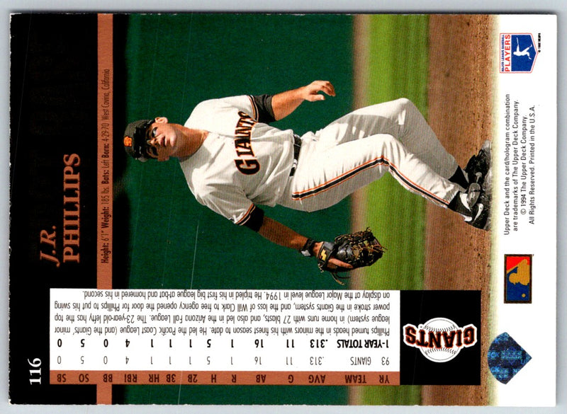 1994 Finest J.R. Phillips