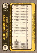 1981 Fleer Joe Sambito