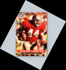 1991 Pro Set UK Promotional Sets Header Cards The Running Backs Collection 91-92