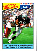 1987 Topps Todd Christensen #2 NM+