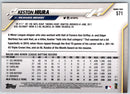 2020 Topps 582 Montgomery Keston Hiura