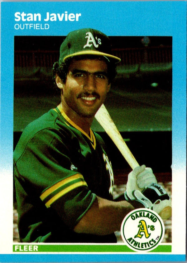 1987 Fleer Update Glossy Stan Javier #U-52