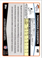 2006 Topps Domonique Foxworth #46