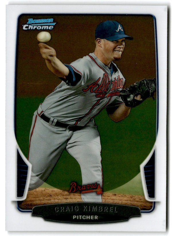 2013 Bowman Chrome Craig Kimbrel #58