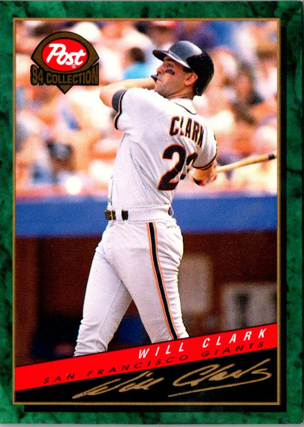 1994 Post Cereal Will Clark #22