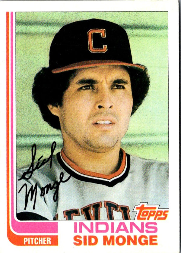 1982 Topps Blackless Sid Monge #601