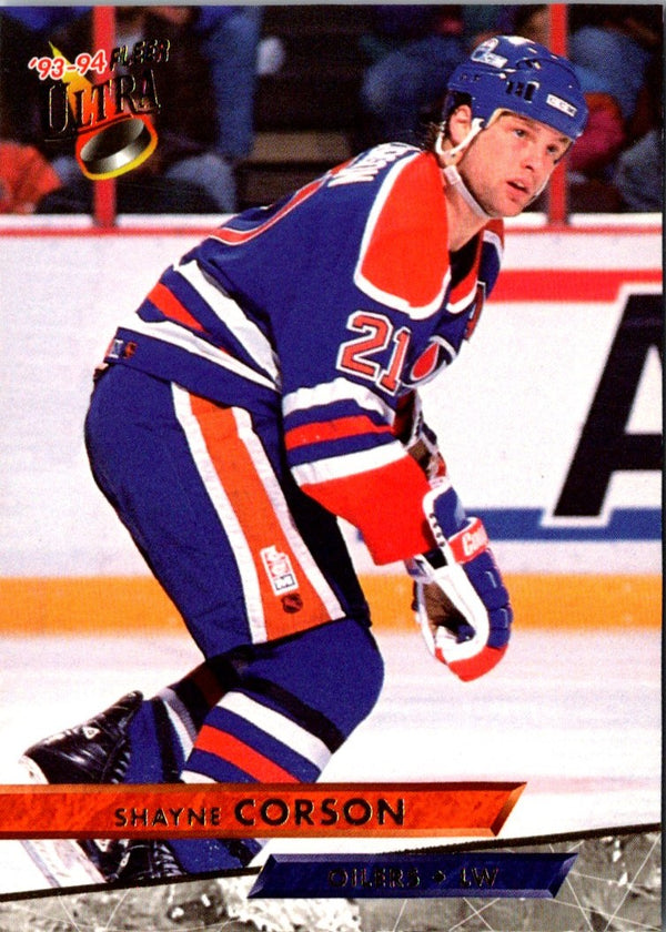 1993 Ultra Shayne Corson #51