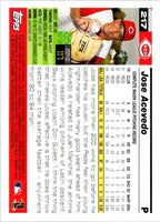 2005 Topps Jose Acevedo #217