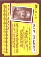 1989 Topps Kay-Bee Superstars of Baseball Darryl Strawberry #29