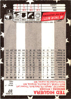 1988 Fleer Star Stickers Ted Higuera #37
