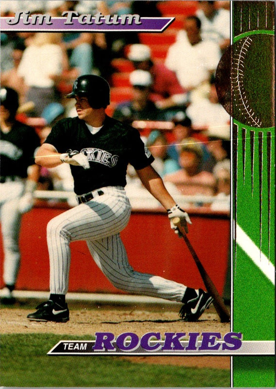 1993 Stadium Club Colorado Rockies Jim Tatum #25