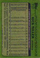 1982 Topps Rick Miller #717