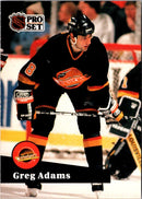 1991 Pro Set Greg Adams