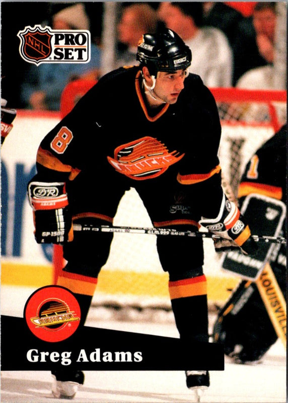 1991 Pro Set Greg Adams #243