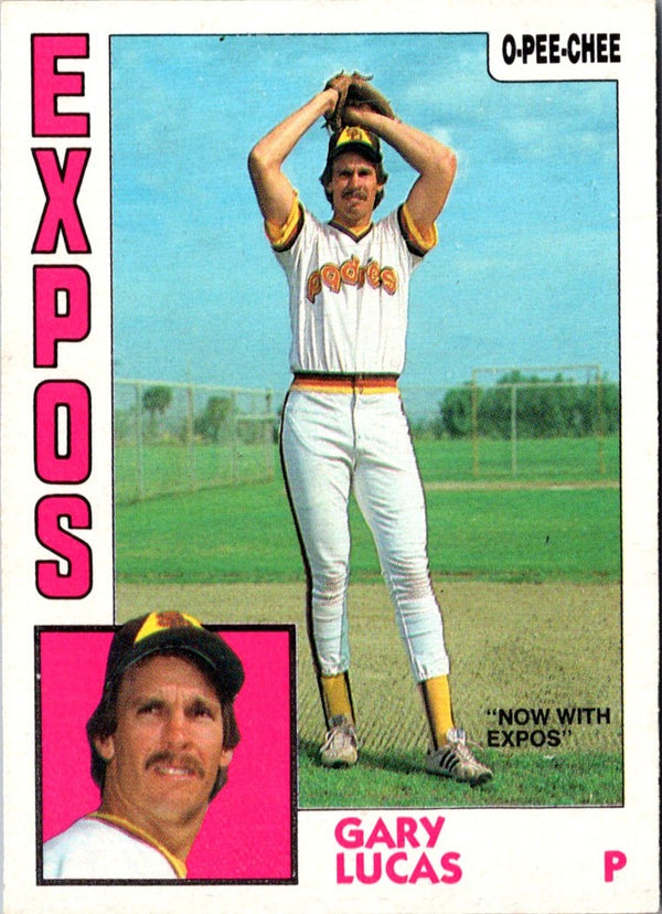 1984 O-Pee-Chee Gary Lucas #7