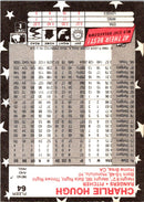 1988 Fleer Star Stickers Charlie Hough