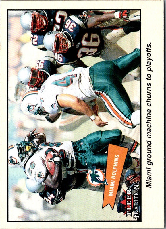 2001 Fleer Tradition Miami Dolphins #354
