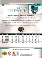 2007 Upper Deck First Edition Byron Leftwich #46