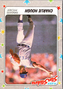 1988 Fleer Star Stickers Charlie Hough