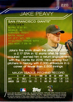 2015 Stadium Club Jake Peavy #220